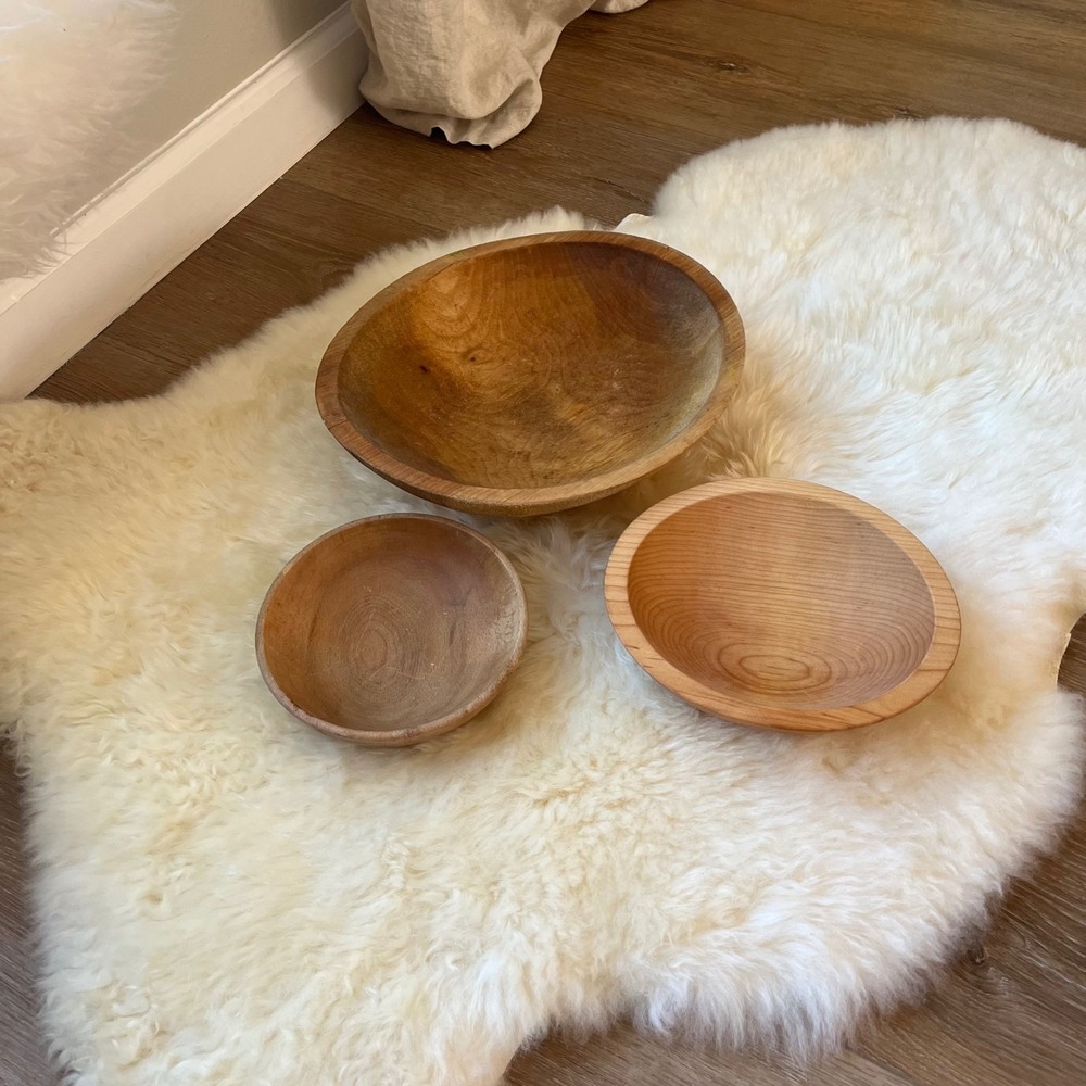 Vintage Wooden Bowls